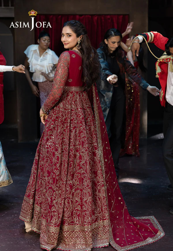 Asim Jofa | EMBROIDERED CHIFFON 3 PCS | AJFO-13