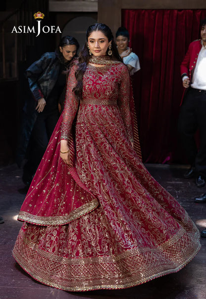 Asim Jofa | EMBROIDERED CHIFFON 3 PCS | AJFO-13