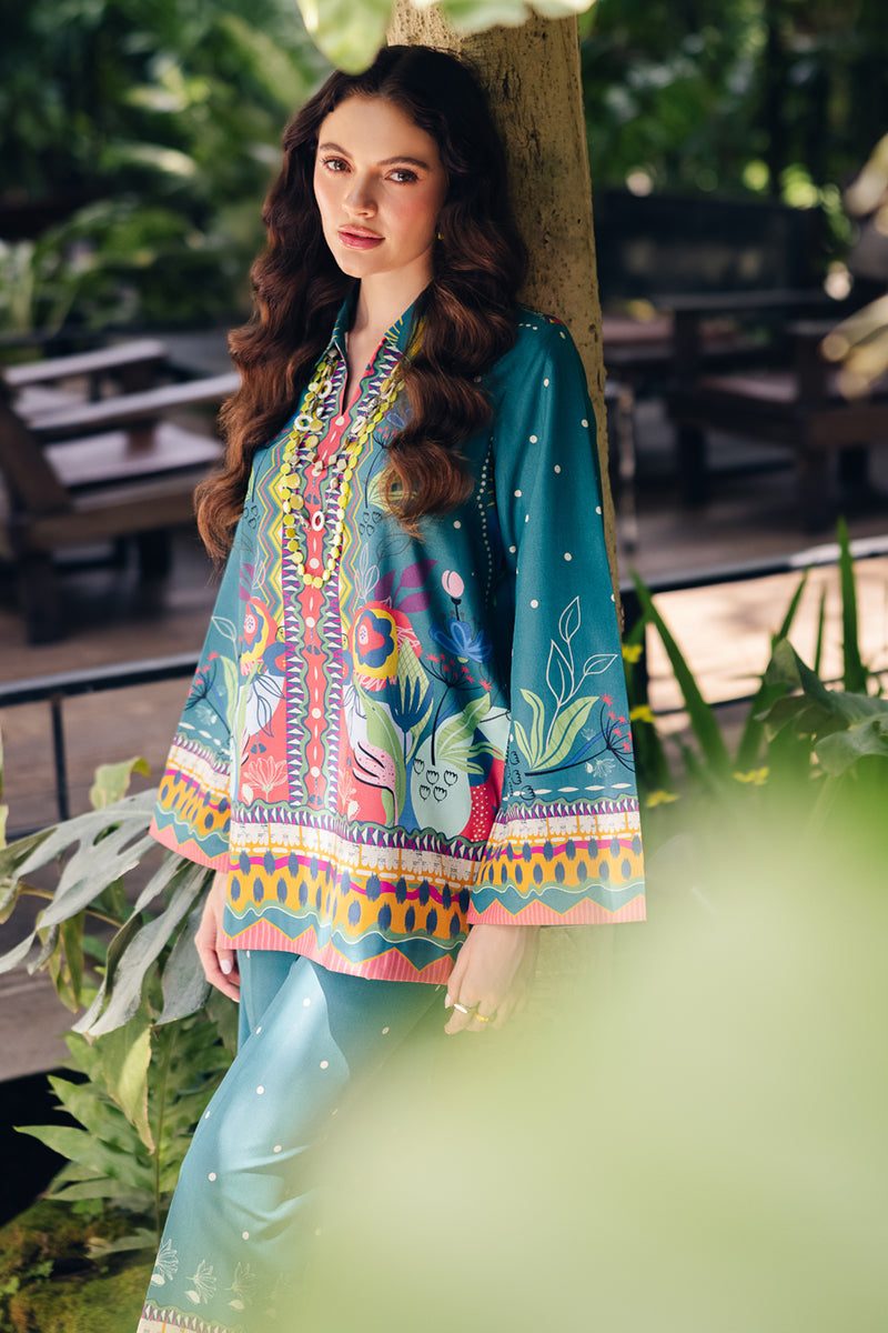 Qalamkar | Printed Co Ords 25 | OP-10 Liva