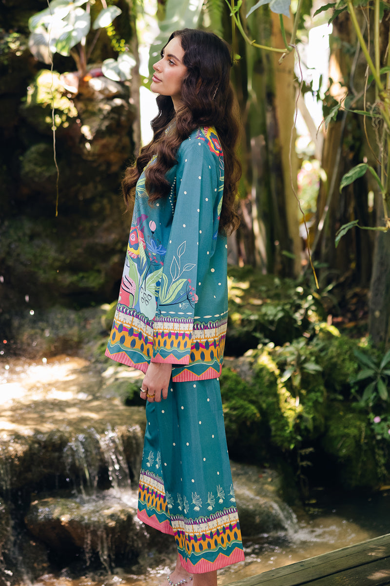 Qalamkar | Printed Co Ords 25 | OP-10 Liva