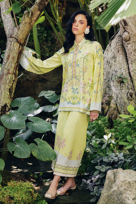 Qalamkar | Printed Co Ords 25 | OP-03 Alva