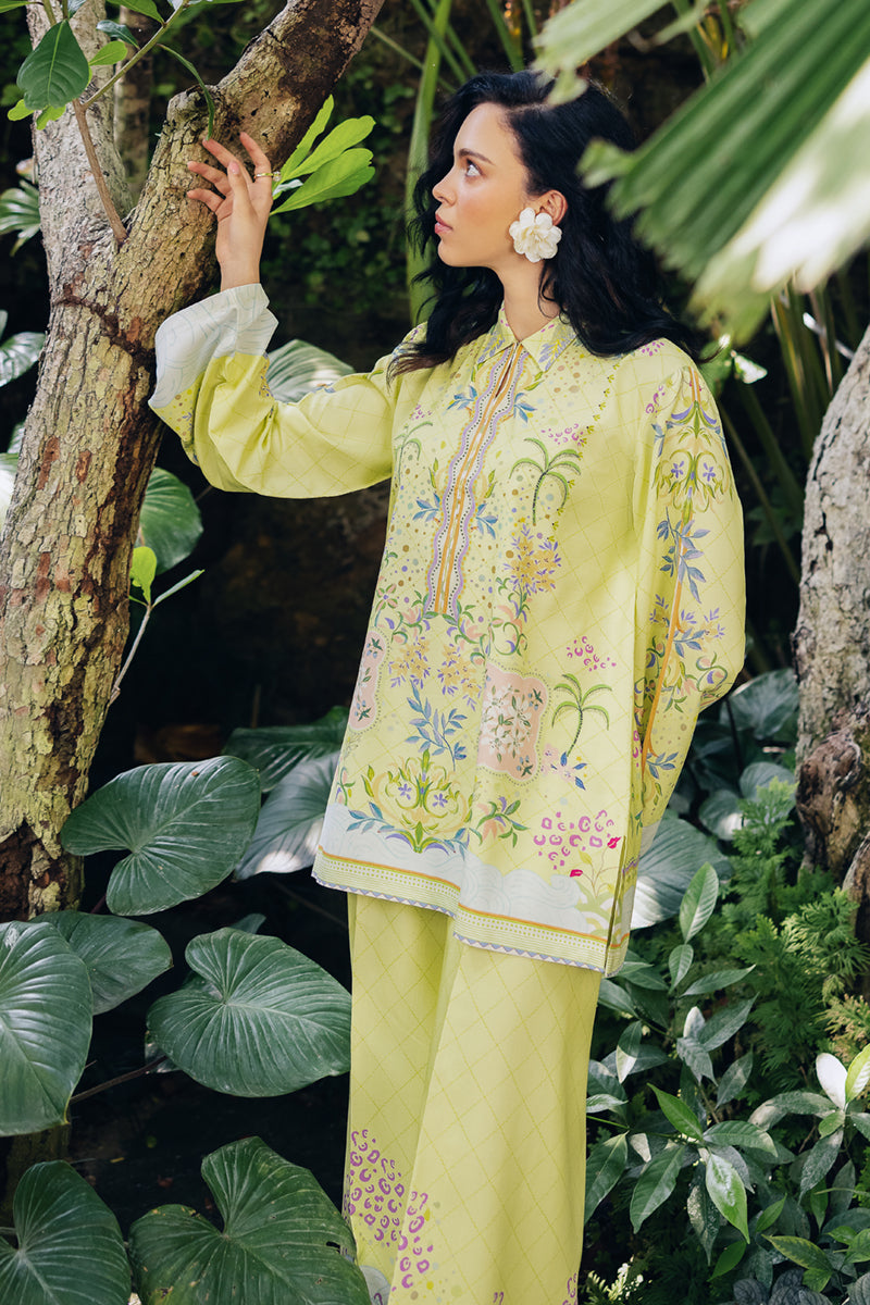 Qalamkar | Printed Co Ords 25 | OP-03 Alva