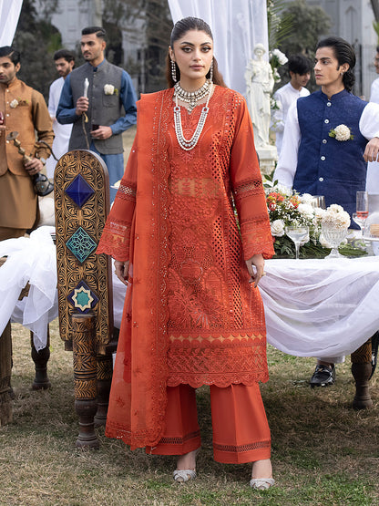 Mahnur | Mahrukh Luxury Lawn 24 | IRIS - House Of Anaya