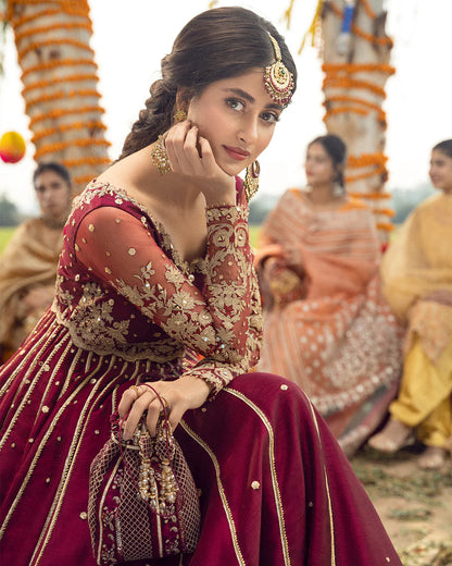 Faiza Saqlain | FS Luxe Vasl e yaar | Lalzari