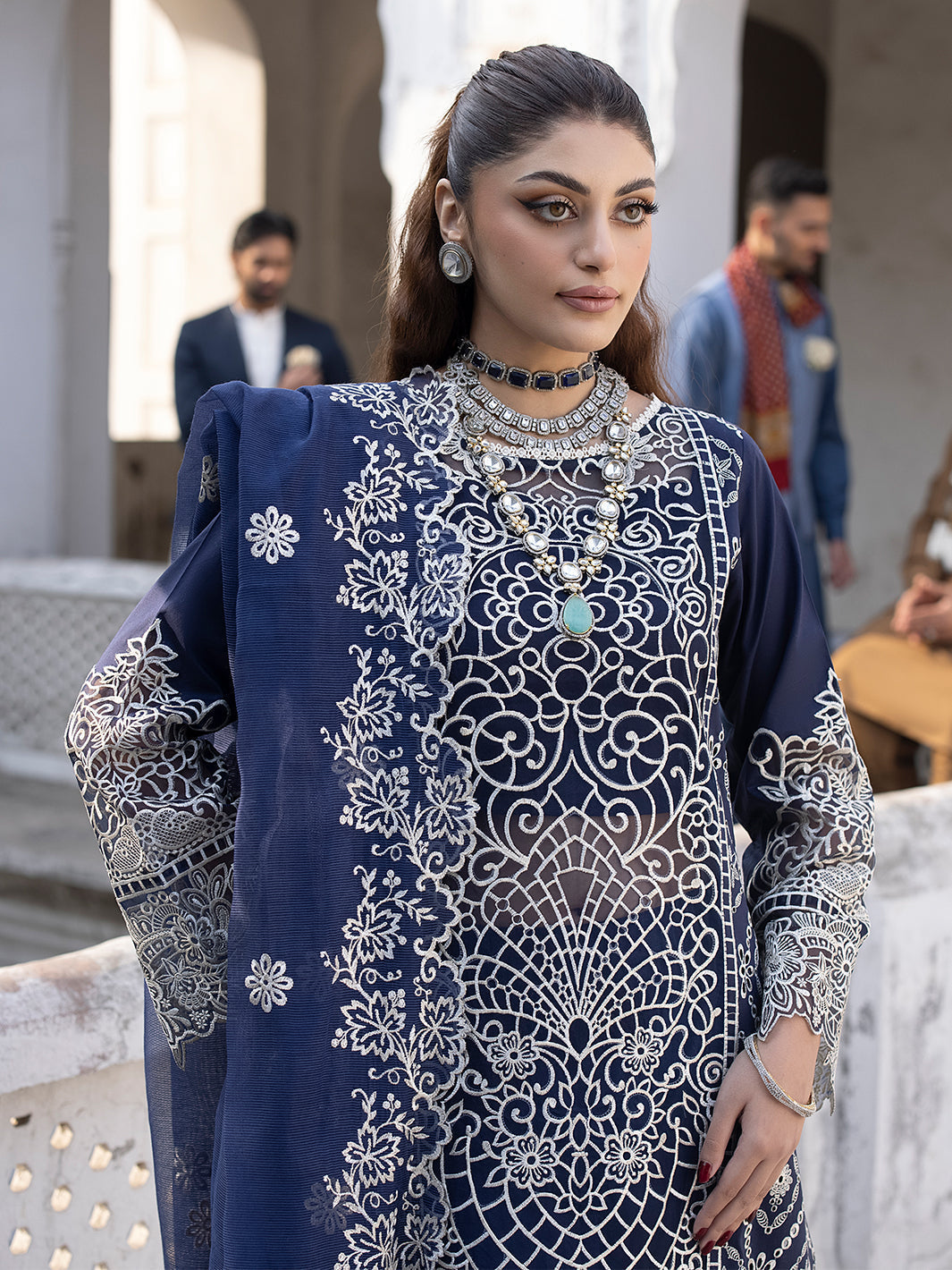 Mahnur | Mahrukh Luxury Lawn 24 | DUSK - House Of Anaya