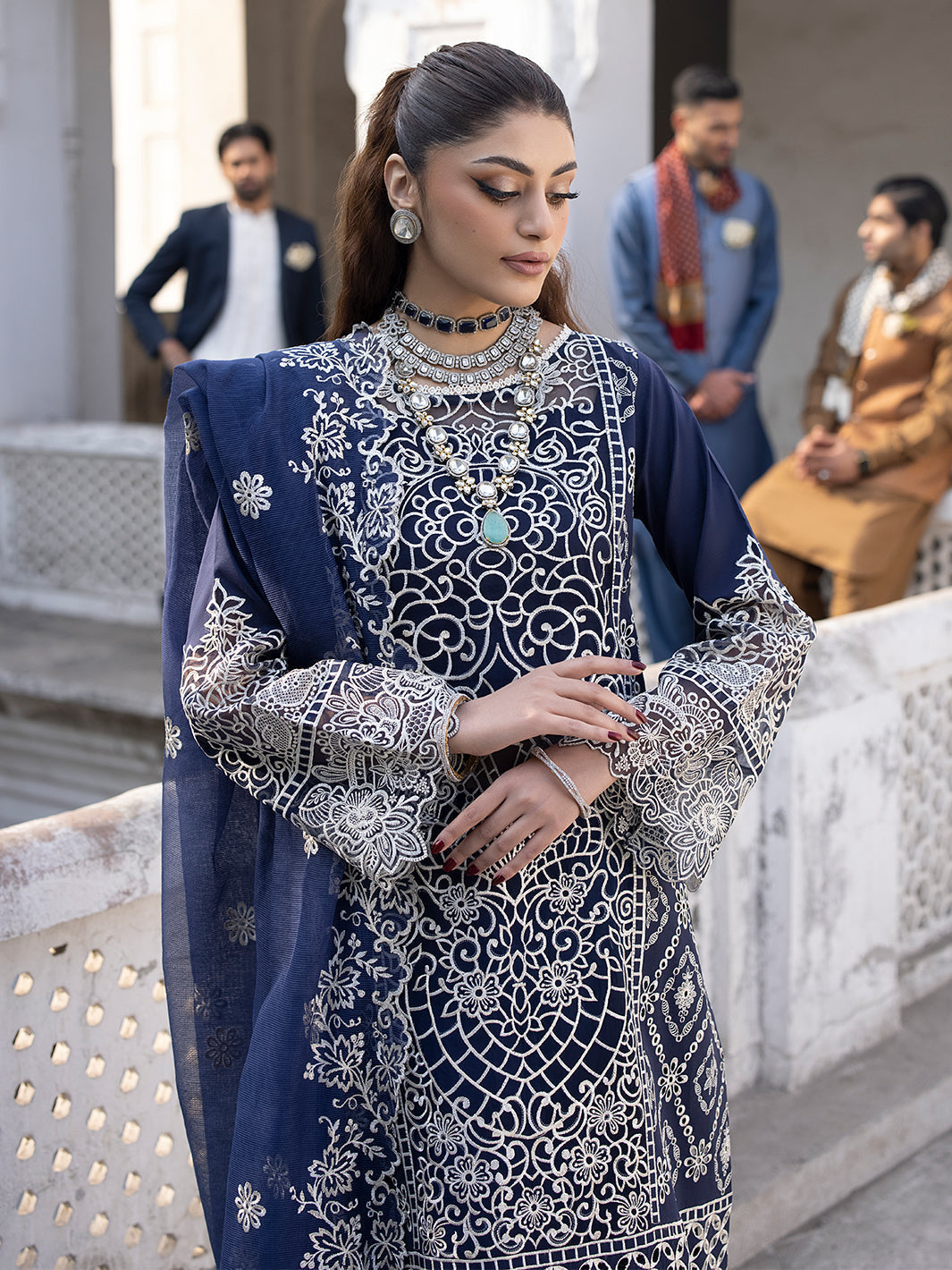 Mahnur | Mahrukh Luxury Lawn 24 | DUSK - House Of Anaya