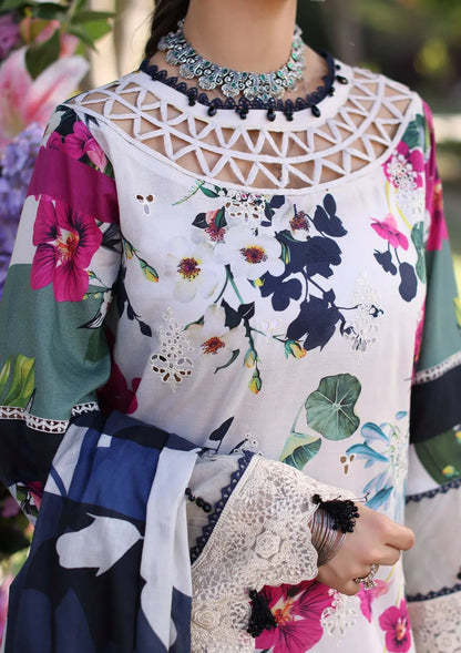Elaf Premium | Prints Chikankari 24 | 01A LOVELIGHT - House Of Anaya