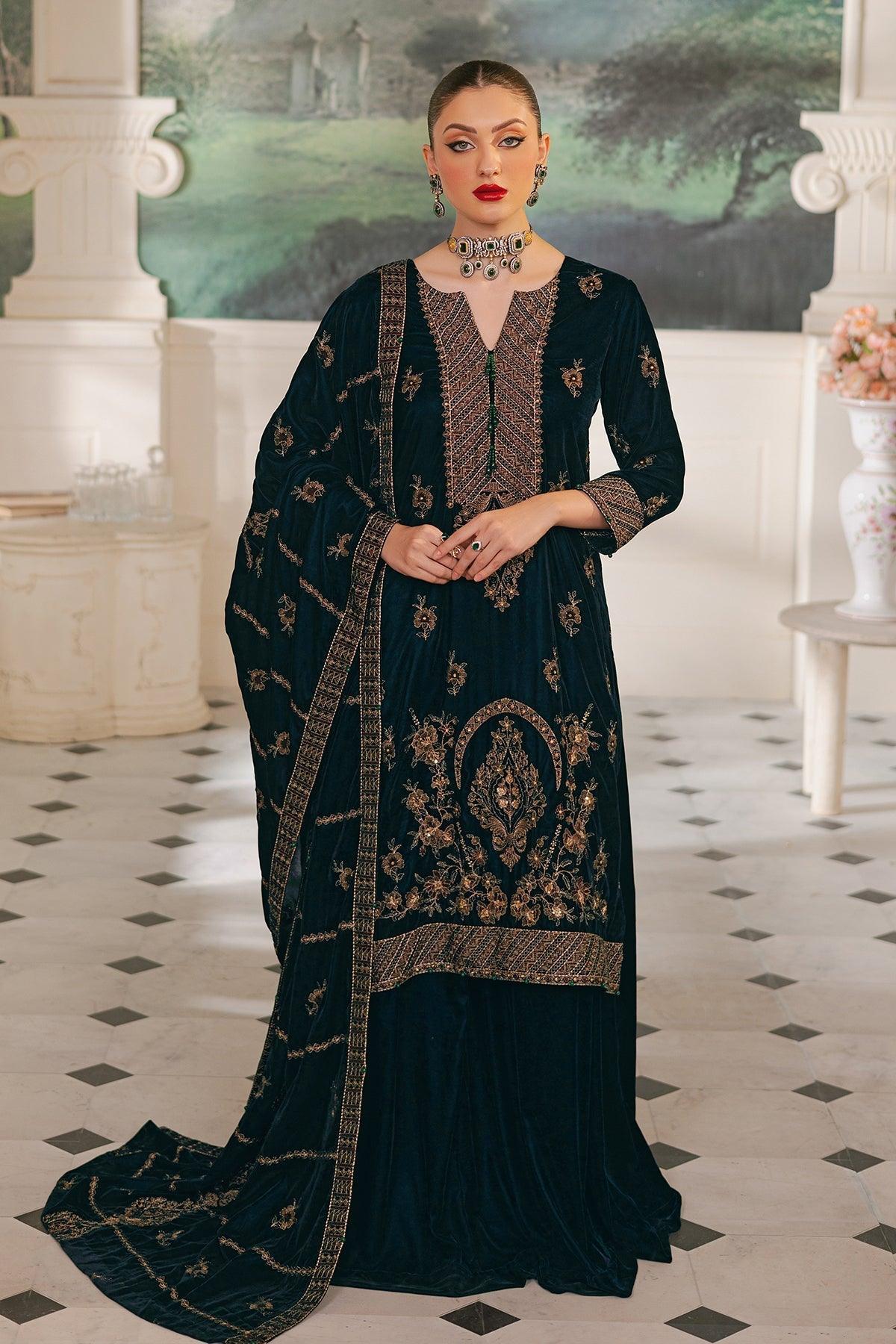 Raeesa Premium | Bareeza Velvet | VL-92