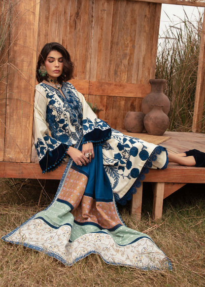 Saira Shakira | Raya Winter Stitched 23 | Pearl - House Of Anaya