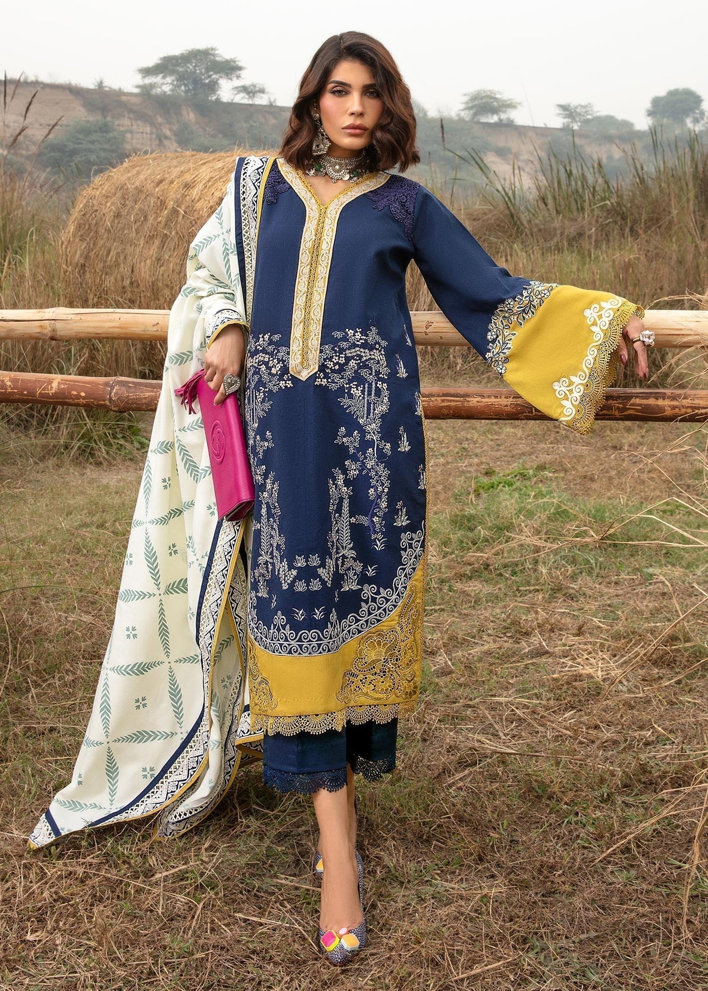 Saira Shakira | Raya Winter Stitched 23 | Neal - House Of Anaya
