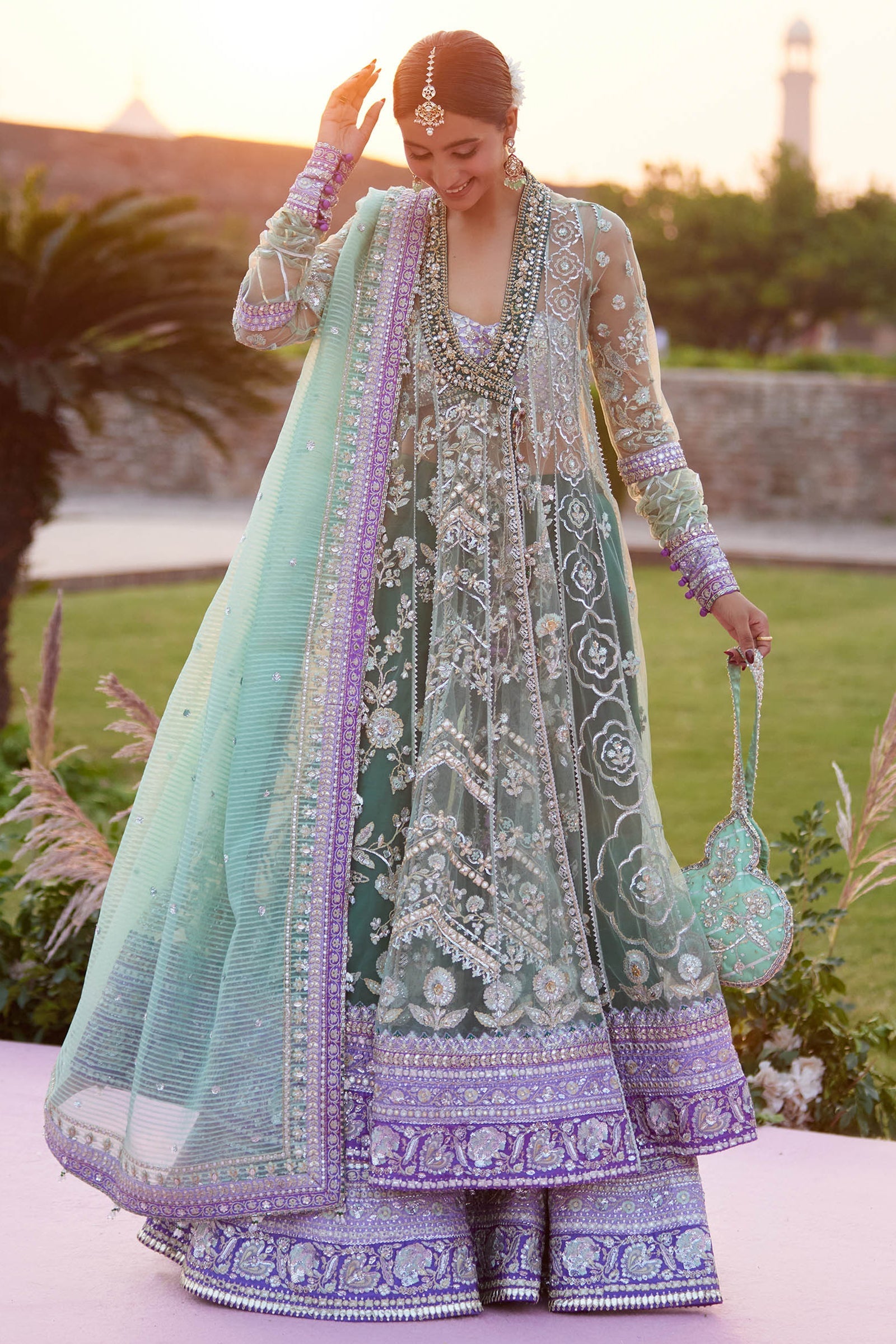 Zaha | Gossamer 25 | ZARQAH-E-PISTACHIO (ZC25-03)