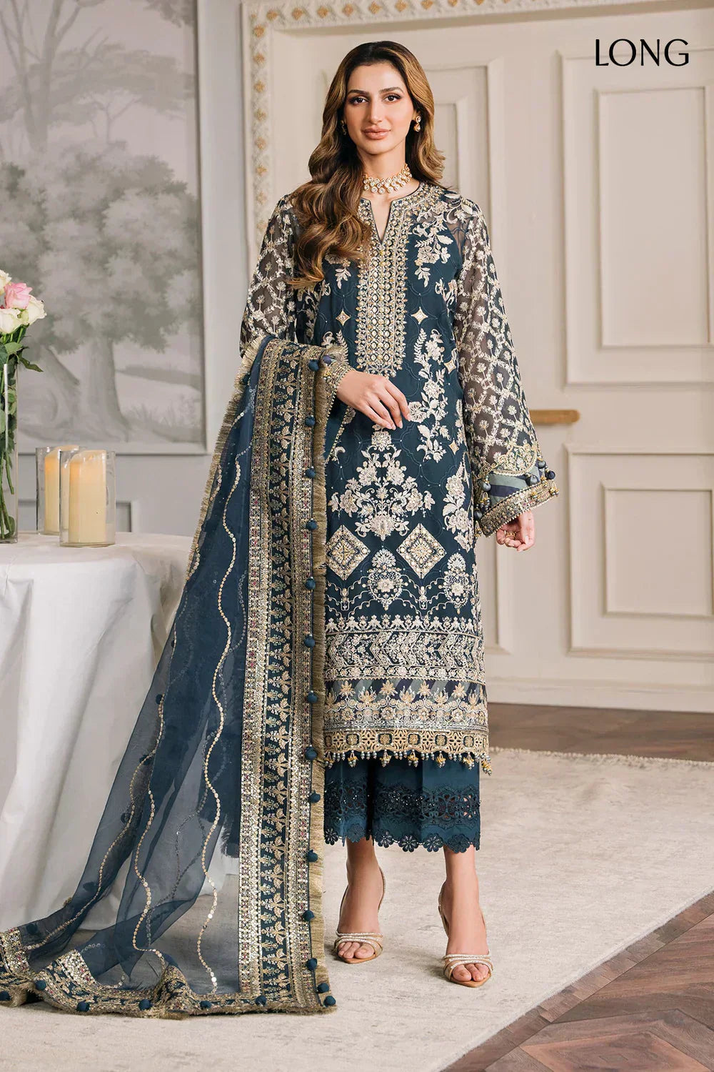 Baroque | Chantelle Embroidered Collection | CH12-01 - House Of Anaya
