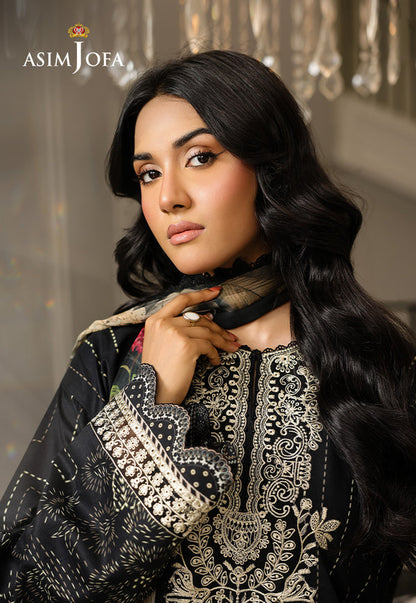Asim Jofa | Summer Rhapsody | AJMCH-12 EMBROIDERED LAWN