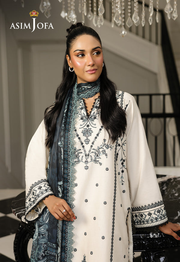 Asim Jofa | Summer Rhapsody |  AJMCH-02 EMBROIDERED CAMBRIC