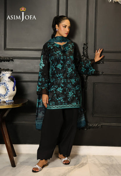 Asim Jofa | Summer Rhapsody | AJMCH-05 EMBROIDERED LAWN