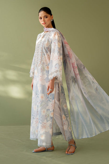 Baroque | Eid Printique | EMBROIDERED PRINTED LAWN UF-4166