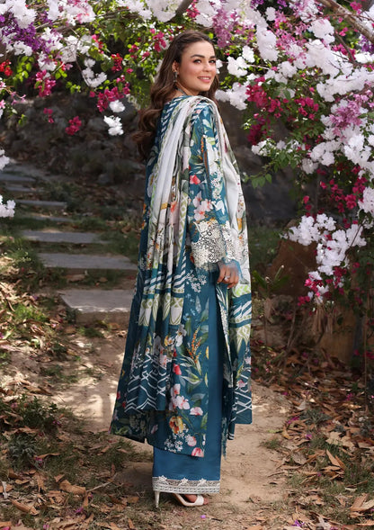 Elaf Premium | Prints Chikankari 24 | 02B SERENITA - House Of Anaya