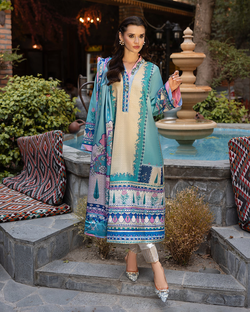 Mushq | Nirvana Printed Silk | Seraphic Dust