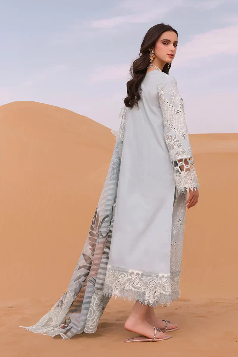 Qalamkar | Chikankari Eid Edit 24 | KM-06 APOLLINE - House Of Anaya