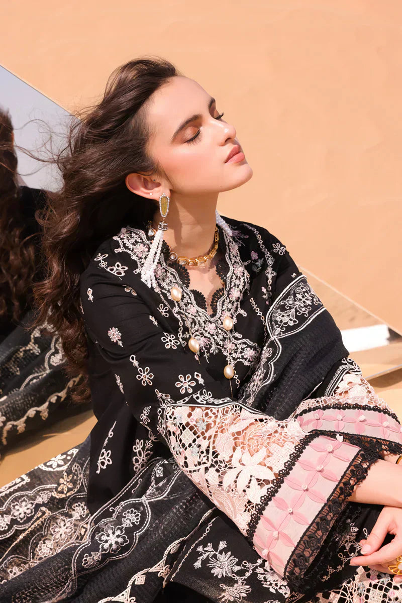 Qalamkar | Chikankari Eid Edit 24 | KM-08 LISE - House Of Anaya
