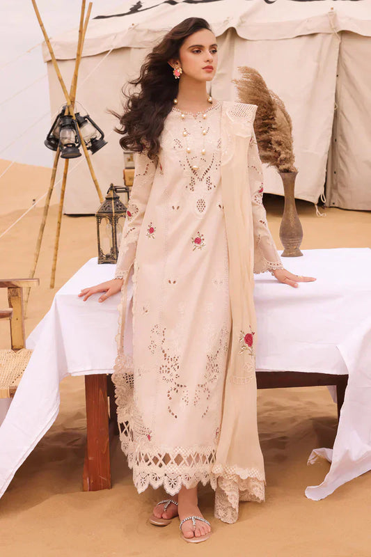 Qalamkar | Chikankari Eid Edit 24 | KM-07 CAOIMHE - House Of Anaya