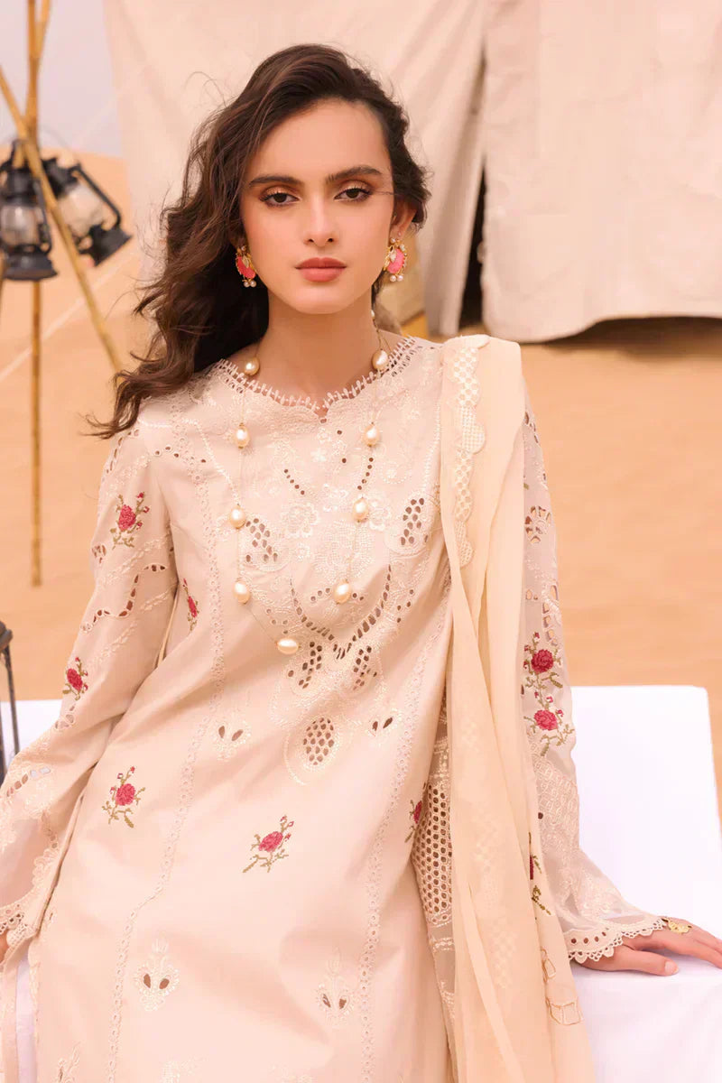 Qalamkar | Chikankari Eid Edit 24 | KM-07 CAOIMHE - House Of Anaya