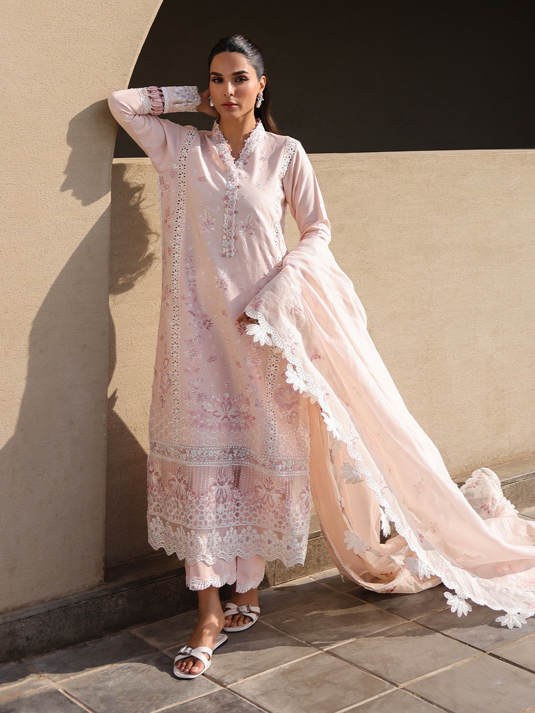 Faiza Faisal | Marine Luxury Lawn 25 | MARIA