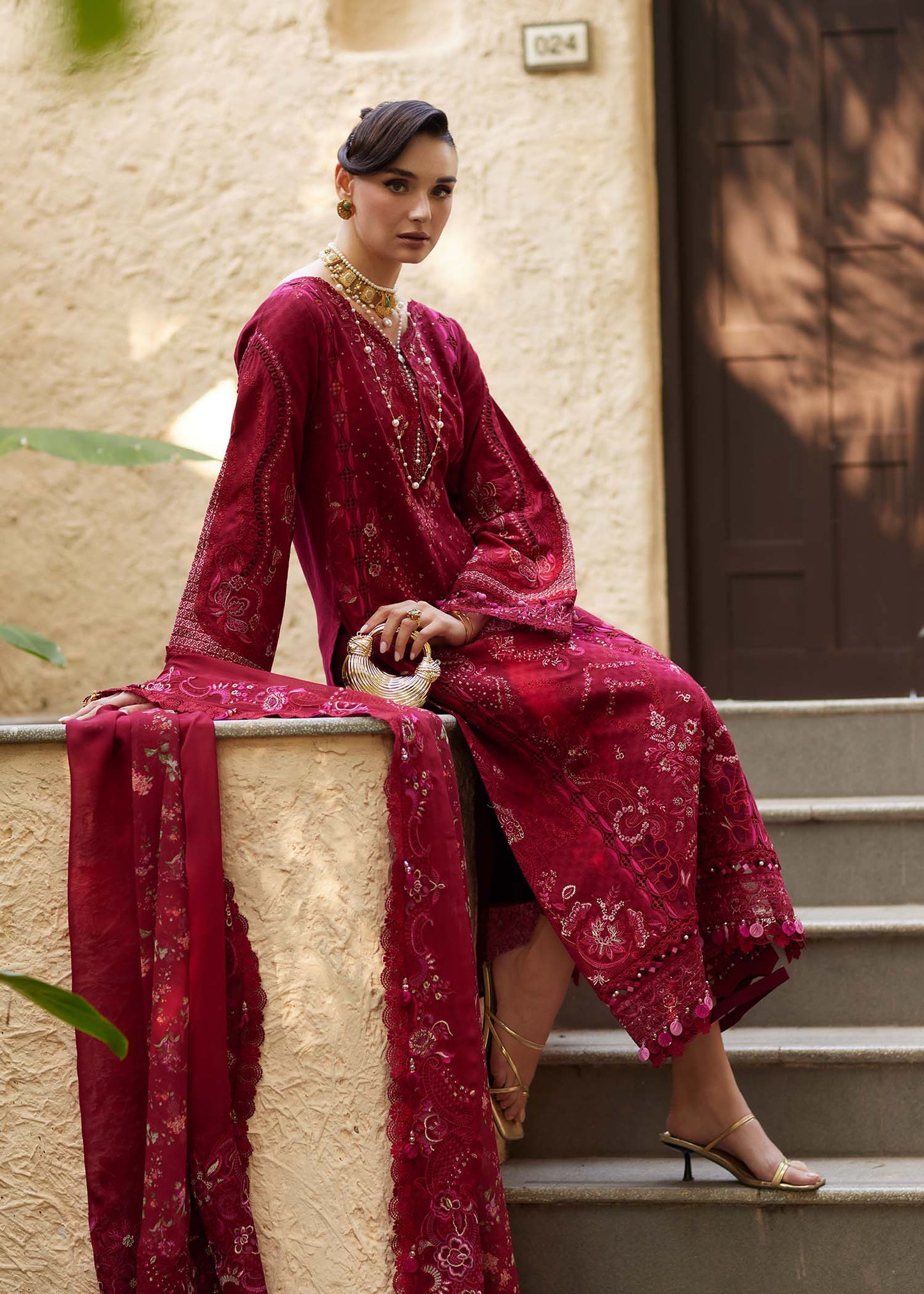 Kanwal Malik | Ariya Luxury Lawn'26 | Safa
