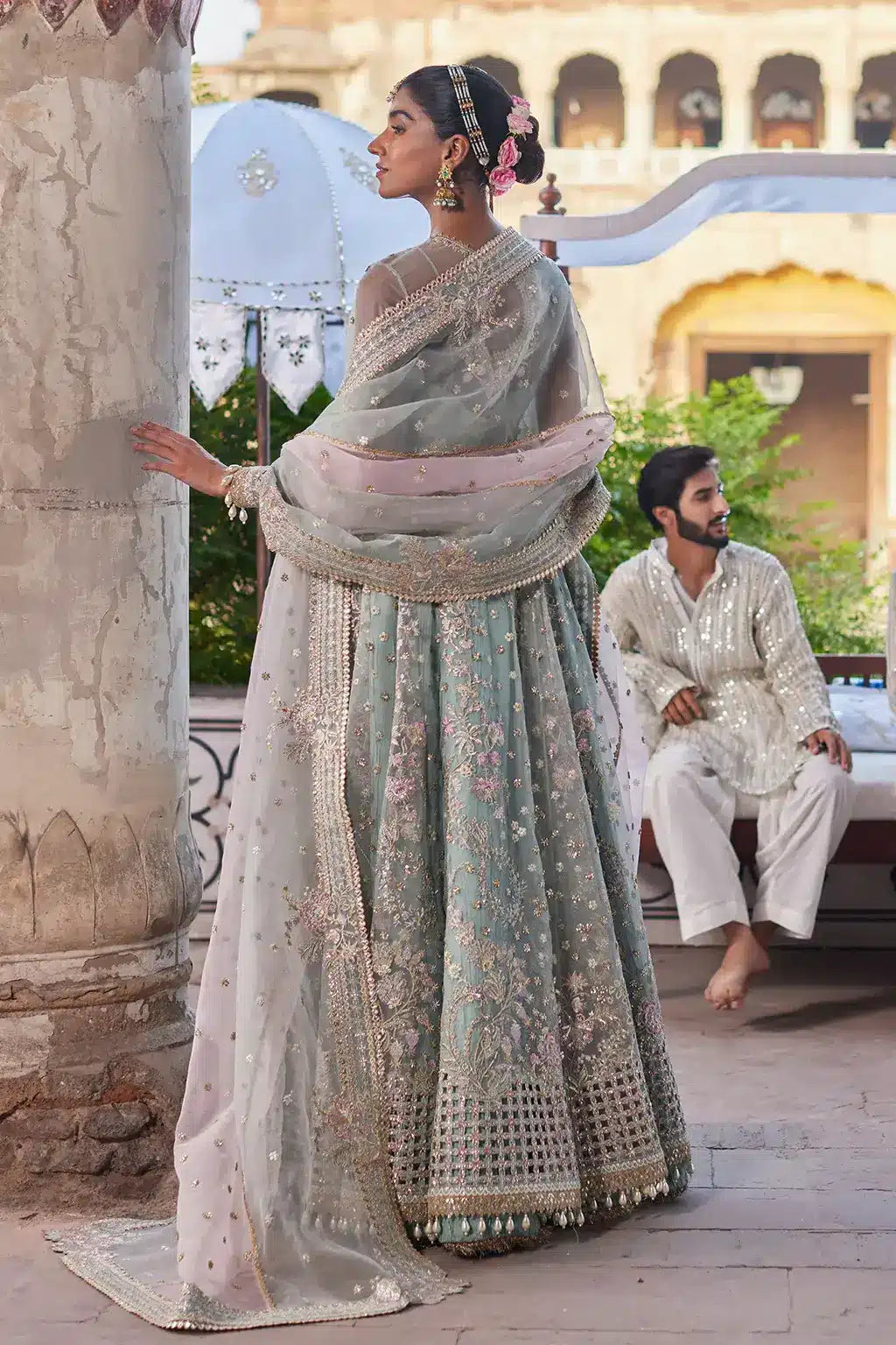 Afrozeh | Dastangoi Wedding Formals | Mehrunisa - House Of Anaya