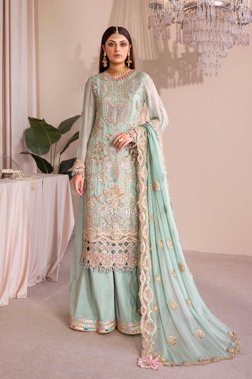 Emaan Adeel Romansiyyah Luxury Formal 3 Piece Suit RM-02 Dalilah - Riwayat-e-khas