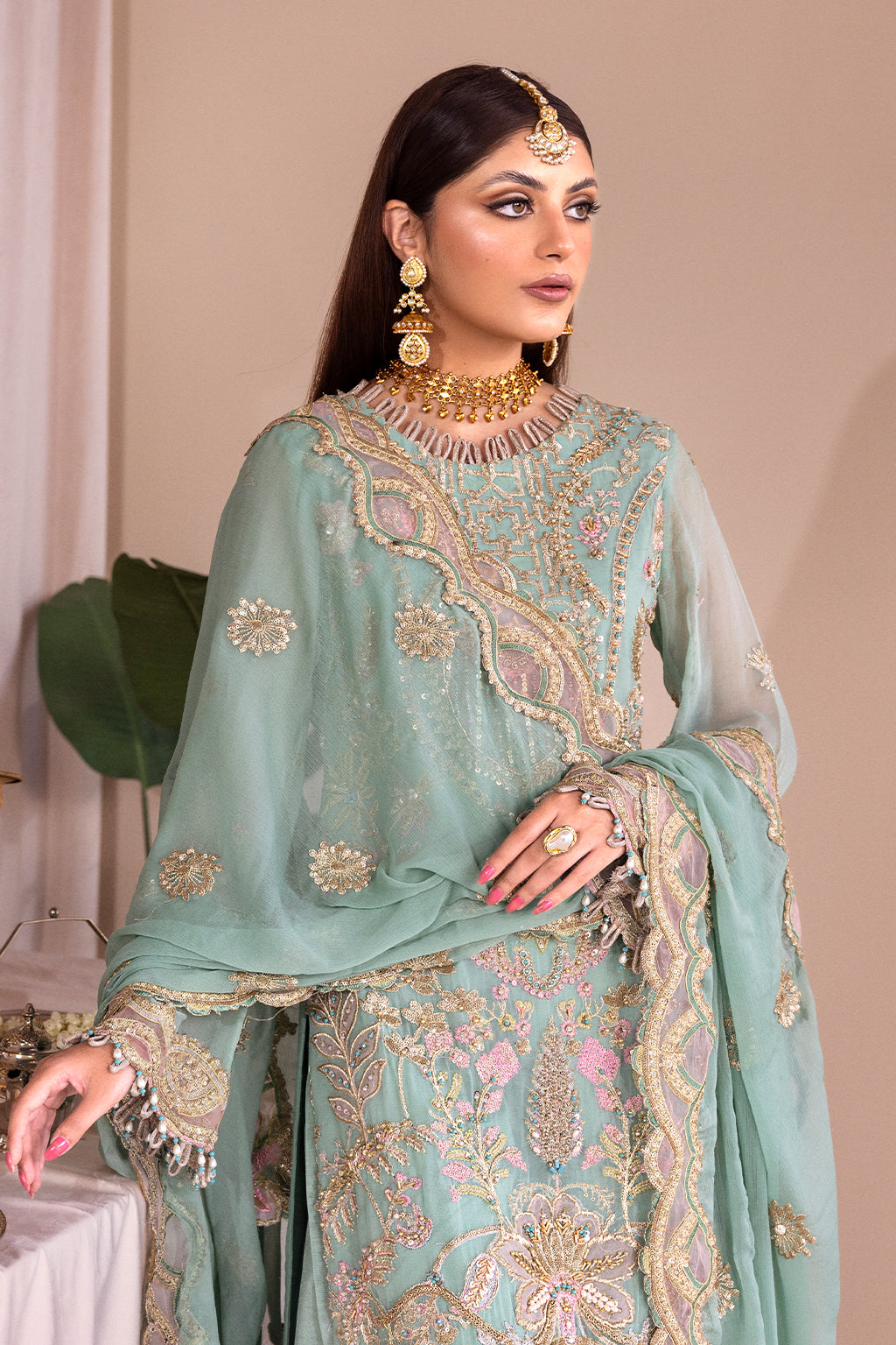 Emaan Adeel Romansiyyah Luxury Formal 3 Piece Suit RM-02 Dalilah - Riwayat-e-khas