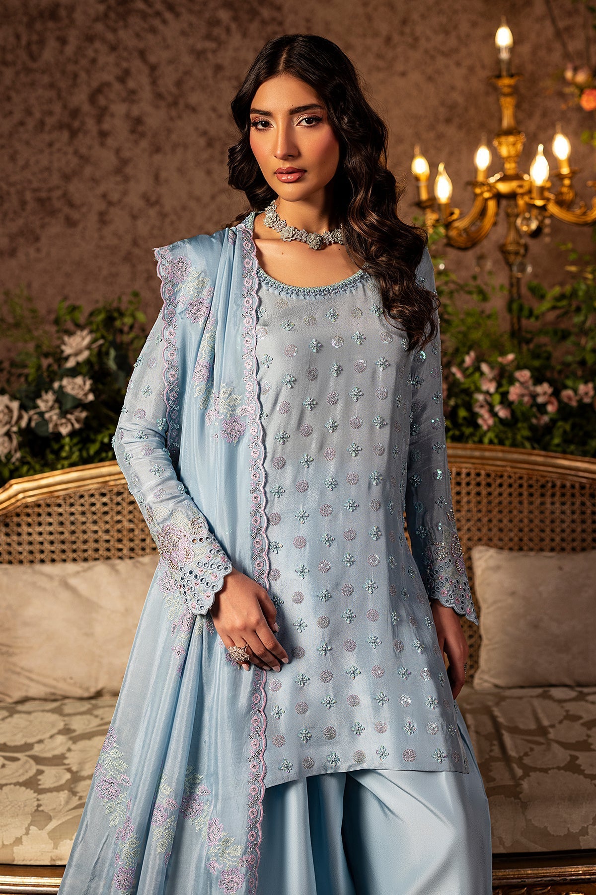 Mina Kashif | Loona Lawn 25 | Sapphire