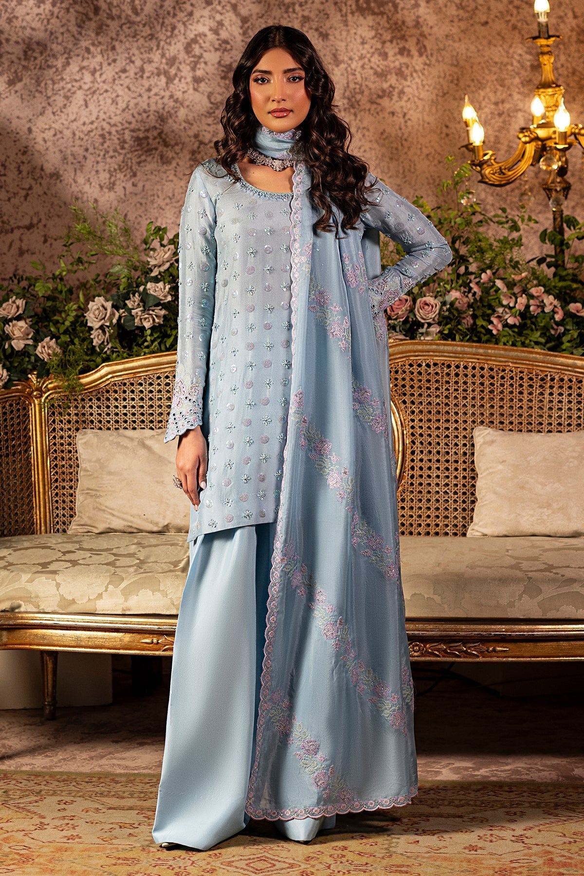 Mina Kashif | Loona Lawn 25 | Sapphire