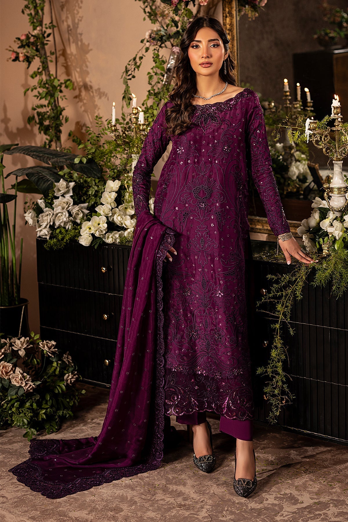Mina Kashif | Loona Lawn 25 | Jade