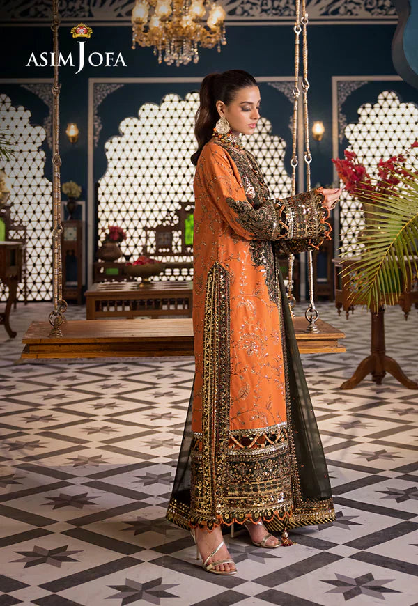 Asim Jofa | Fasana e Ishq Eid Luxury Lawn | AJFI-24 - House Of Anaya