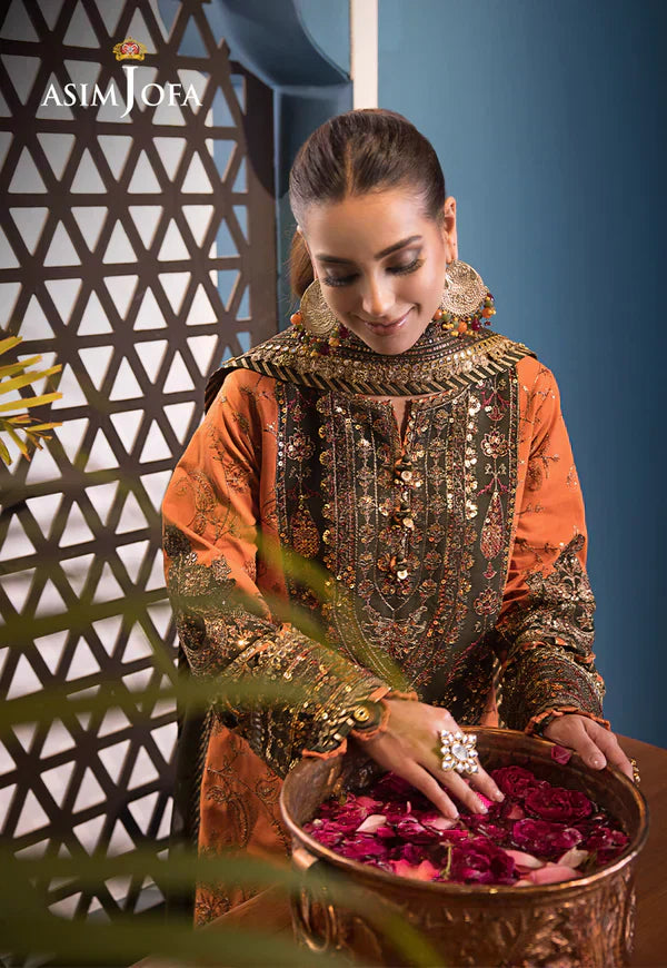 Asim Jofa | Fasana e Ishq Eid Luxury Lawn | AJFI-24 - House Of Anaya