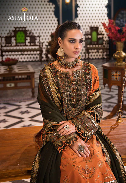 Asim Jofa | Fasana e Ishq Eid Luxury Lawn | AJFI-24 - House Of Anaya