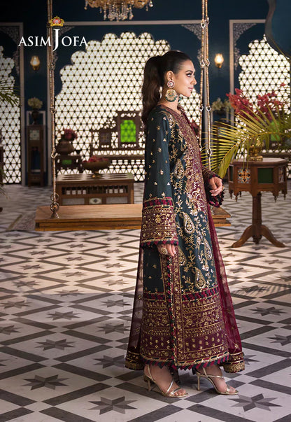Asim Jofa | Fasana e Ishq Eid Luxury Lawn | AJFI-01 - House Of Anaya