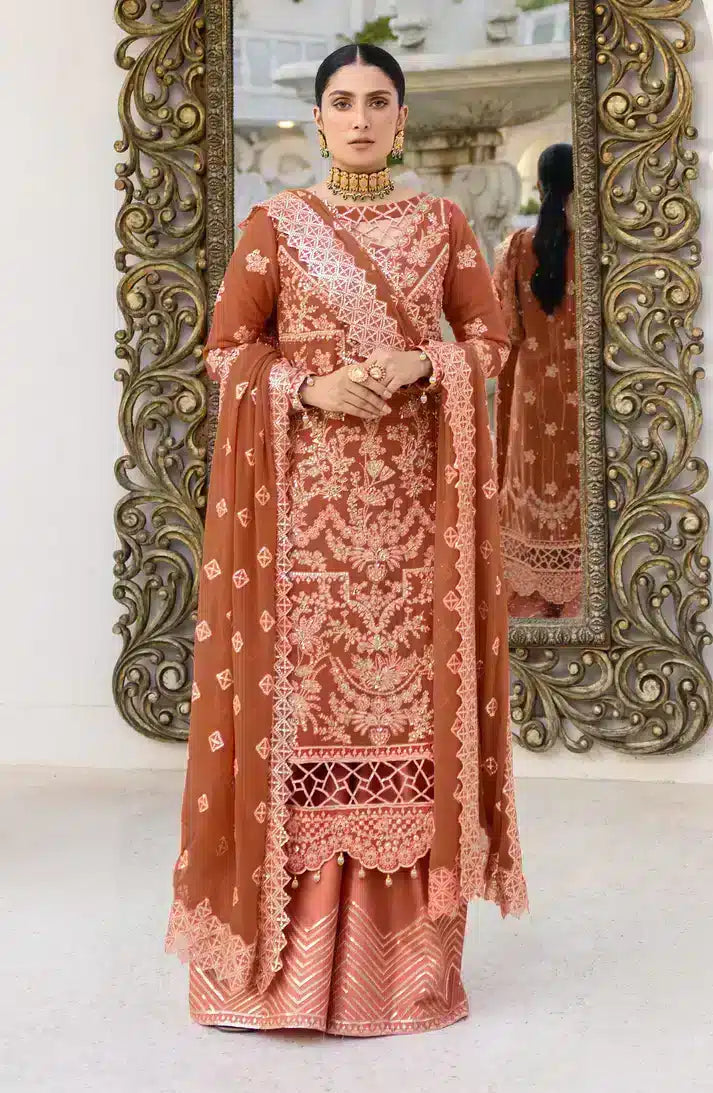 Emaan Adeel | Zimal Luxury Formals 23 | ZM 09 GULAAL - House Of Anaya