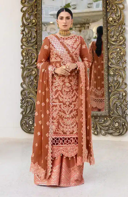 Emaan Adeel | Zimal Luxury Formals 23 | ZM 09 GULAAL - House Of Anaya