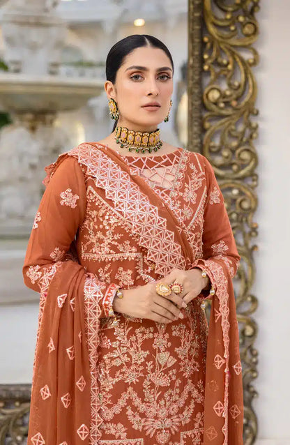 Emaan Adeel | Zimal Luxury Formals 23 | ZM 09 GULAAL - House Of Anaya