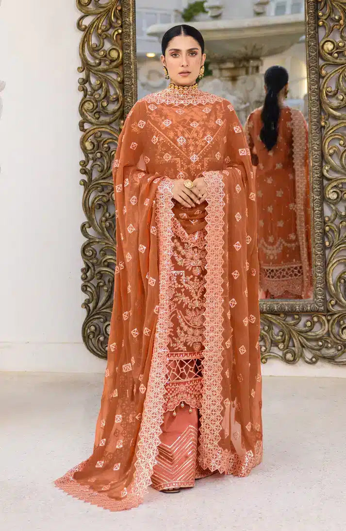 Emaan Adeel | Zimal Luxury Formals 23 | ZM 09 GULAAL - House Of Anaya