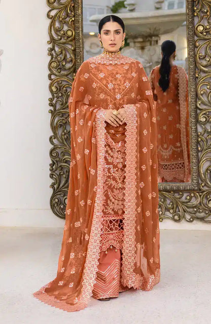 Emaan Adeel | Zimal Luxury Formals 23 | ZM 09 GULAAL - House Of Anaya