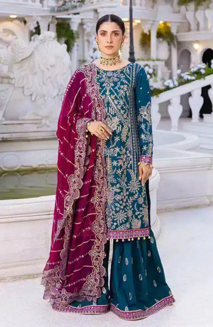 Emaan Adeel | Zimal Luxury Formals 23 | ZM 06 RUMESAH - House Of Anaya