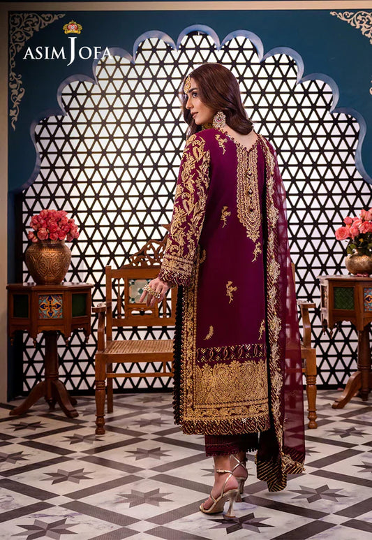 Asim Jofa | Fasana e Ishq Eid Luxury Lawn | AJFI-03 - House Of Anaya