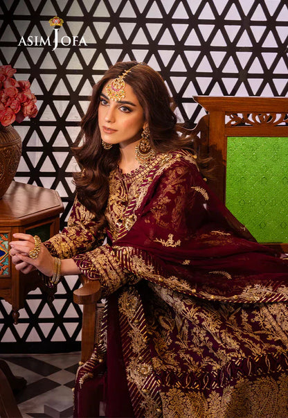 Asim Jofa | Fasana e Ishq Eid Luxury Lawn | AJFI-03 - House Of Anaya