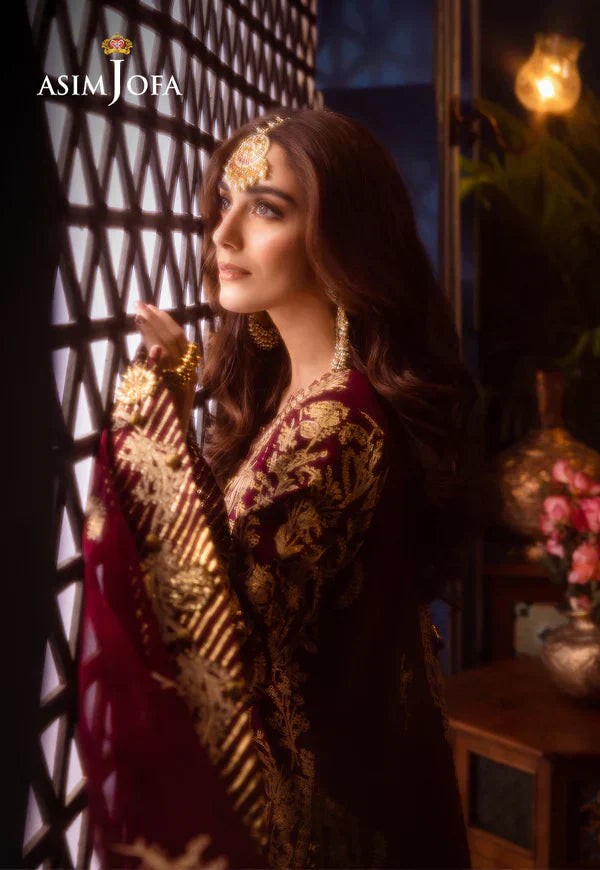 Asim Jofa | Fasana e Ishq Eid Luxury Lawn | AJFI-03 - House Of Anaya