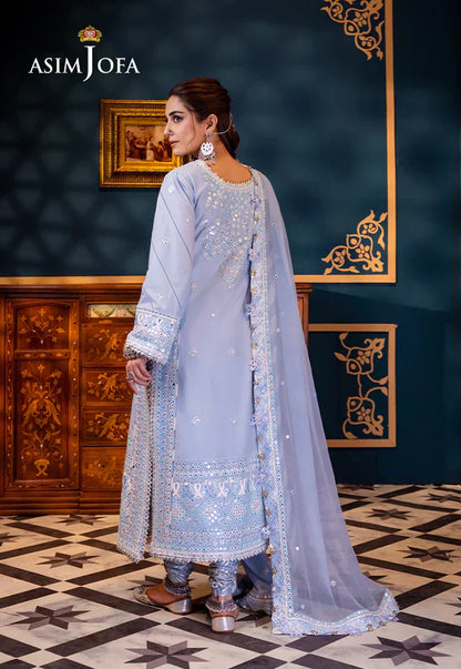 Asim Jofa | Fasana e Ishq Eid Luxury Lawn |AJFI-12 - House Of Anaya
