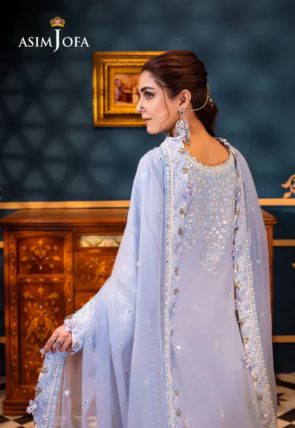 Asim Jofa | Fasana e Ishq Eid Luxury Lawn |AJFI-12 - House Of Anaya