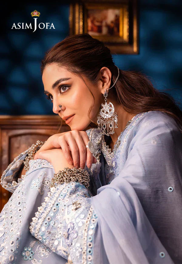 Asim Jofa | Fasana e Ishq Eid Luxury Lawn |AJFI-12 - House Of Anaya
